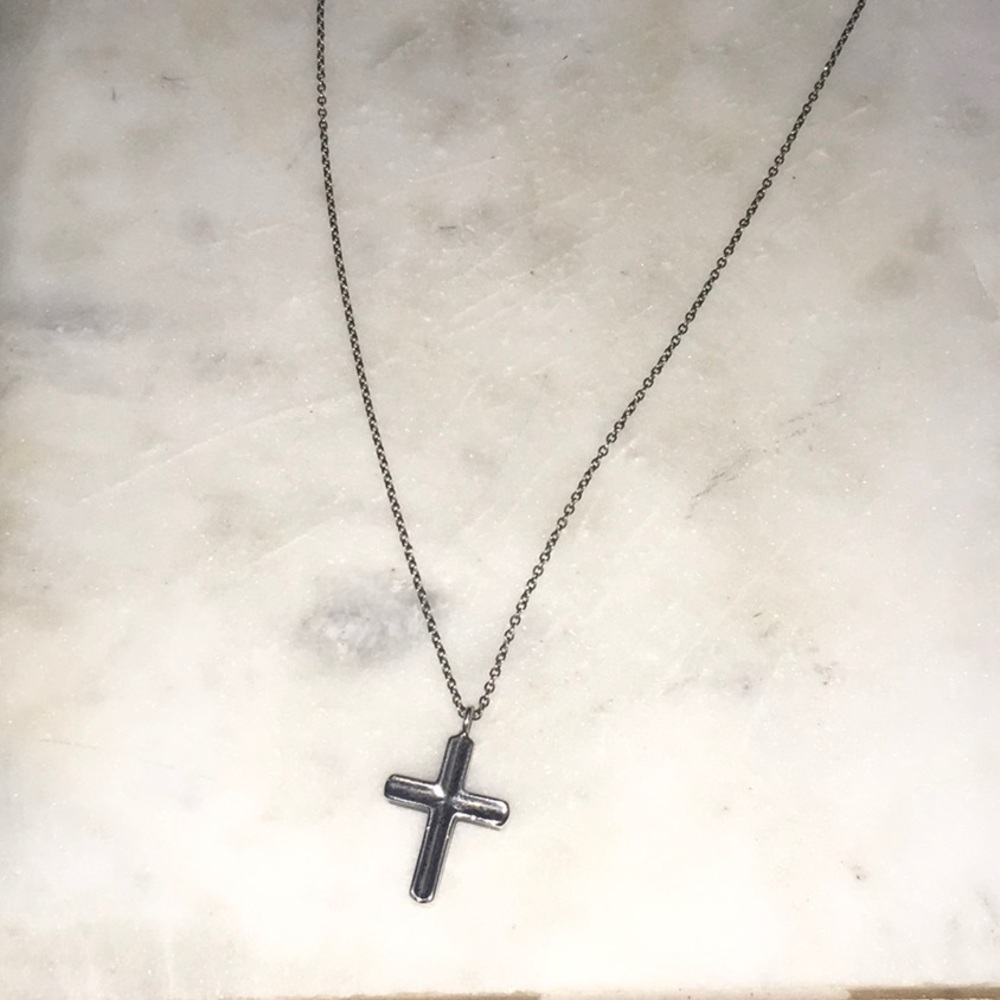 Tiffany & Co. Cross Pendant Necklace
